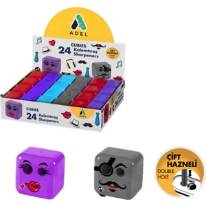 Kalemtraş Cubies Shapes Hazneli