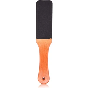 Mujgan Ahşap Saplı Ponza Taşı Siyah Renk 25 cm