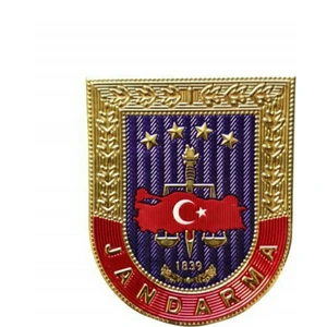 Asperas Grup Jandarma Amblemli Mont Bröve 3D Arma