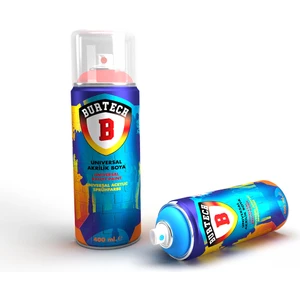 Universal Akrilik Trafik Sarı Sprey Boya RAL-1023 400 ml