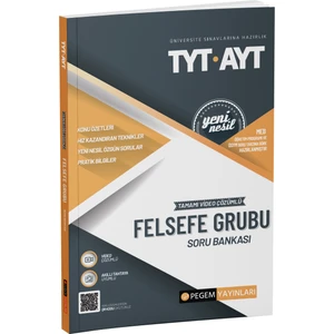 Pegem Akademi Yayıncılık TYT- AYT Felsefe Grubu Soru Bankası