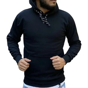 Amor Man Kanguru Cep Kapüşonlu Içi Komple Polar 3 Iplik Erkek Sweatshirt