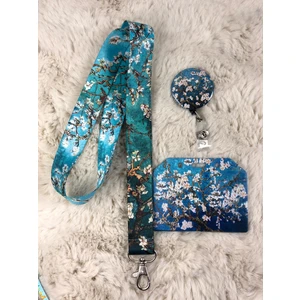 Van Gogh Badem Ağacı Boyun Askısı Yoyo ve Kartlık Set