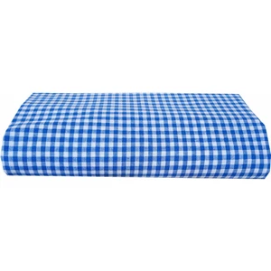 Yer Sofra Bezi Piknik Masa Örtüsü Zefir Kare Desen 170 x 170 cm. Mavi
