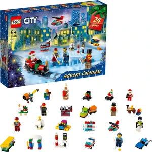 LEGO® City Yeni Yıl Takvimi 60303 - Çocuklar Için City Oyun Matı Içeren Yaratıcı Oyuncak Yapım Seti (349 Parça)