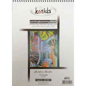 Painting Drawing Blok 25X35 cm 15 Yaprak KHM-20-180 Dokulu