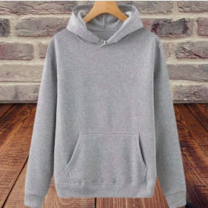 Amor Woman Kapüşonlu Kanguru Cep Rahat Kesim Içi Komple Polar 3 Iplik Kadın Sweatshirt