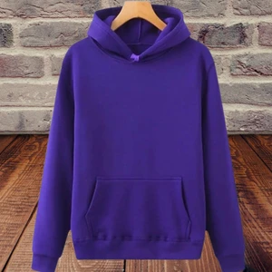 Amor Woman Kapüşonlu 3 Iplik Kalın Kanguru Cep Içi Komple Polar Kadın Sweatshirt