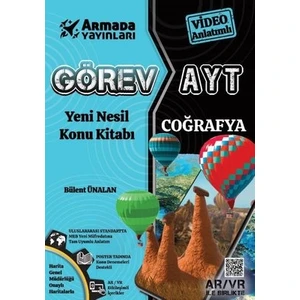 Armada Yayınları 2021 Görev Ayt Coğrafya Yeni Nesil Konu Kitabı