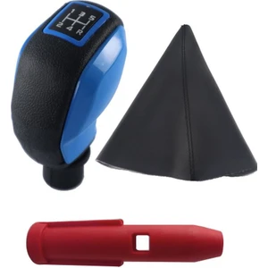 Cıtroen C2 C3 C4 C5 Spor Vites Topuzu Renkli C4 Körük + Mavi Spor Topuz