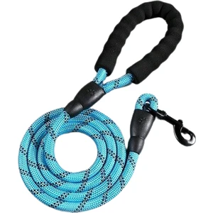 Köpekler Için Gezdirme Tasması Reflektörlü 130 cm Halat Orta ve Büyük Boy Köpekler Için