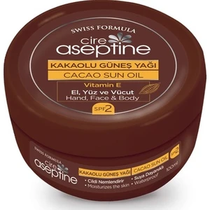 Cire Aseptine Kakaolu Güneş Yağı Spf 2 100 ml