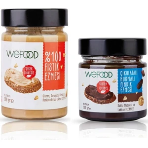 %100 Fıstık Ezmesi, Çikolatalı Hurmalı Fındık Ezmesi 2'li Set