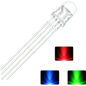 Rgb LED 5mm Ortak Katot Common Cathode Katod