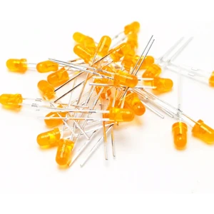 LED 5mm Turuncu Difused 10 Adet