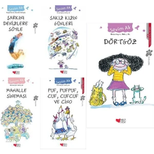 Sevim Ak 5 Kitap Set-2 / Şarkını Denizlere Söyle - Sakın Kızın Günleri - Mahalle Sineması - Puf, Pufpuf, Cuf, Cufcuf, ve Cino - Dörtgöz