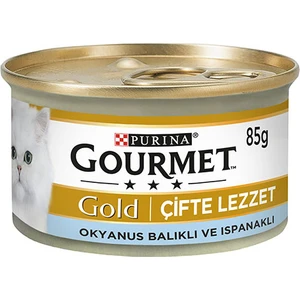 Gourmet Gold Okyanus Balığı & Sebze Kedi Konservesi 24X85 gr