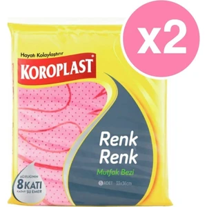 Renk Renk Mutfak Bezi 5'li x 2 Paket