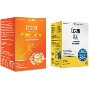 C Vitamini 1000 Mg 30 Tablet +D3 K2 Vitamin Damla 20 Ml