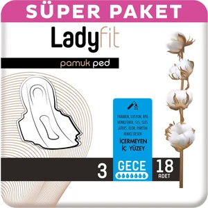 Pamuk Ped Süper Gece 18 Ped