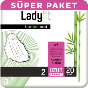 Bambu Ped Süper Uzun 20 Ped