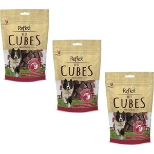 Kurutulmuş Beef Cube Biftek Dilimli Küp Köpek Ödülü 80 gr (3 Adet)