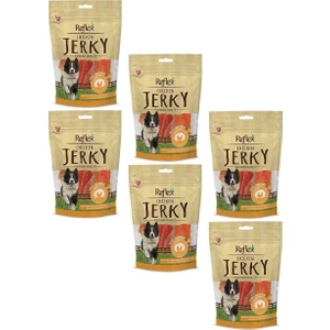 Kurutulmuş Chicken Jerky Tavuk Parçalı Fileto Doğal Köpek Ödülü 80 gr (6 Adet)