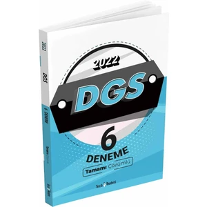 Tercih Akademi 2022 DGS Tamamı Çözümlü 6 Deneme