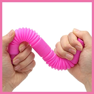 Pop Tube Pembe Stres Giderici Fidget