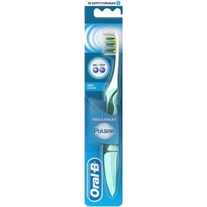 Oral B Pulsar Pilli Titreşimli Diş Fırçası Pro-Expert Medium Orta