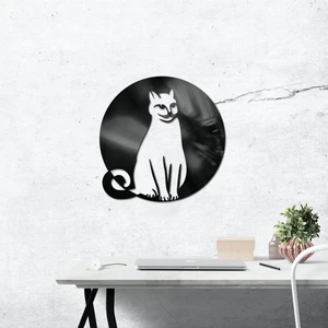 Kedi Figürlü Lazer Kesim Tablo