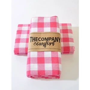 The Company Kareli Piknik Masa ve Yer Örtüsü Retro Pembe