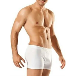 Erkek Elastan Likralı Boxer 6'lı Paket - 0114  - Tutku - Beyaz - Xxl