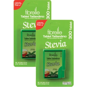  Fibrelle Stevia Tatlandırıcı Fibrelle 300 Tablet x 2 Kutu