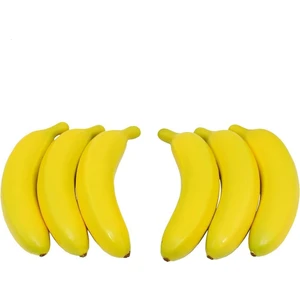 Yapay Muz 6'lı Paket Aşırı Doğal Yapay Meyve