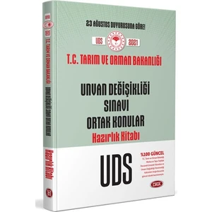 Data Yayınları 2021 Tarım ve Orman Bakanlığı Unvan Değişikliği Sınavı (Uds) Ortak Konular Hazırlık Kitabı