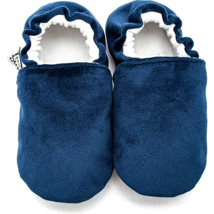 First Step Pamuk Astarlı Kadife Kaydırmaz Taban PATIK-LACİVERT-F-847