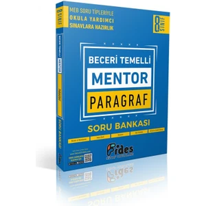 Fides Yayınları  8. Sınıf Beceri Temelli Mentor Paragraf Soru Bankası