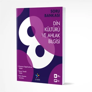 5 Yıldız Yayınları 8. Sınıf Din Kültürü ve Ahlak Bilgisi Soru Bankası