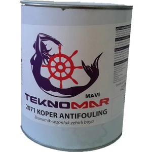 Teknomar 2071 Bakır Esaslı Zehirli Boya 3.6kg Mavi