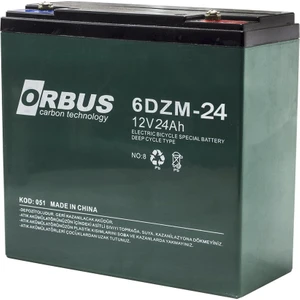12 Volt 24 Ah Elektrikli Bisiklet Aküsü Orbus (12V20AH-12V22AH Uyumlu