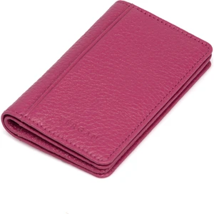 Fuşya Deri Unisex Kredi Kartlık 01601C42