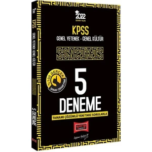 Yargı Yayınevi KPSS 2022 Genel Yetenek Genel Kültür  Son Çıkış Tamamı Çözümlü 5 Deneme