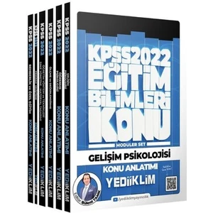 Yediiklim Yayınları KPSS 2022 Eğitim Bilimleri Konu Anlatımlı Modüler Set