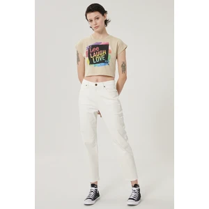 Carol Straight Denim Esnek Yüksek Bel Jean Kot Pantolon