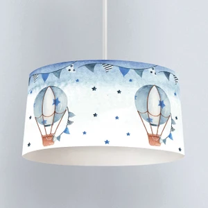 Çocuk Odası Dijital Baskılı Dekoratif Sarkıt Avize Model 016