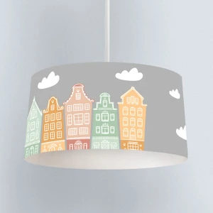 Çocuk Odası Dijital Baskılı Dekoratif Sarkıt Avize Model 1337