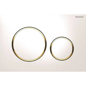 SIGMA20 115.882.KK.1 Kumanda Kapağı Çift BasmaLI beyaz/altın /beyaz