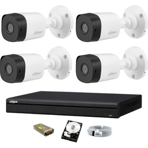 4 Kameralı Gece Görüşlü 2mp 1080 Fhd Set