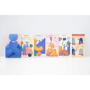 6'lı Tebrik Kartı Seti: Anne / Arkadaş / Baba / Kadın / Kardeş / Sevgili